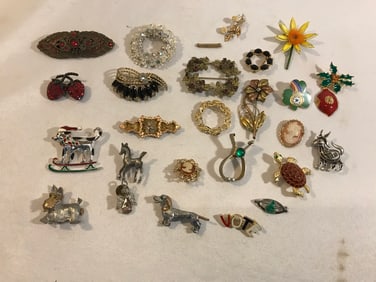 Vtg. Brooches