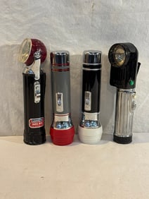 4 Vintage Flashlights