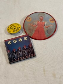 3 Vtg. Devo Pins