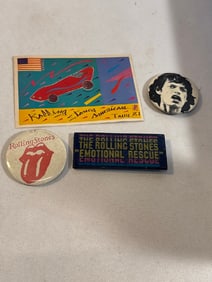Vtg. Rolling Stones Memorabilia