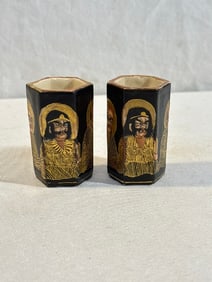 Pr. Japanese Satsuma Miniature Vases