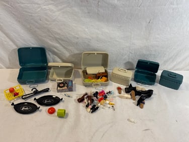 Vtg. Barbie Luggage & Accessories