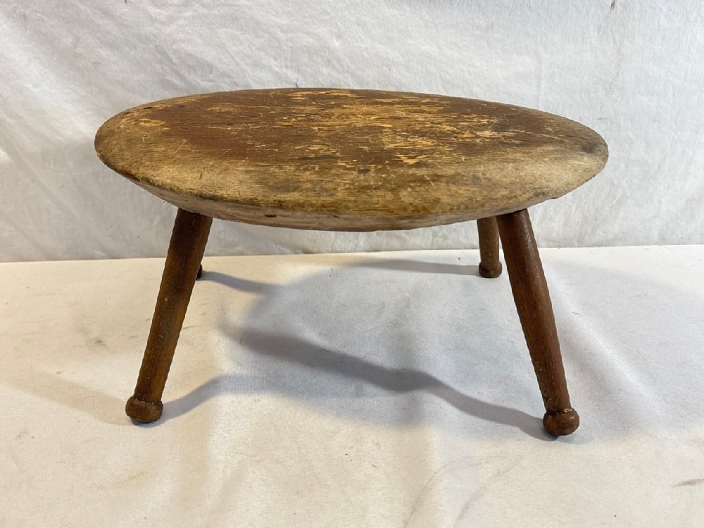 Antique Primitive Stool (1 of 4)