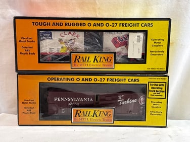 Rail king by MTH Electric Train Cars