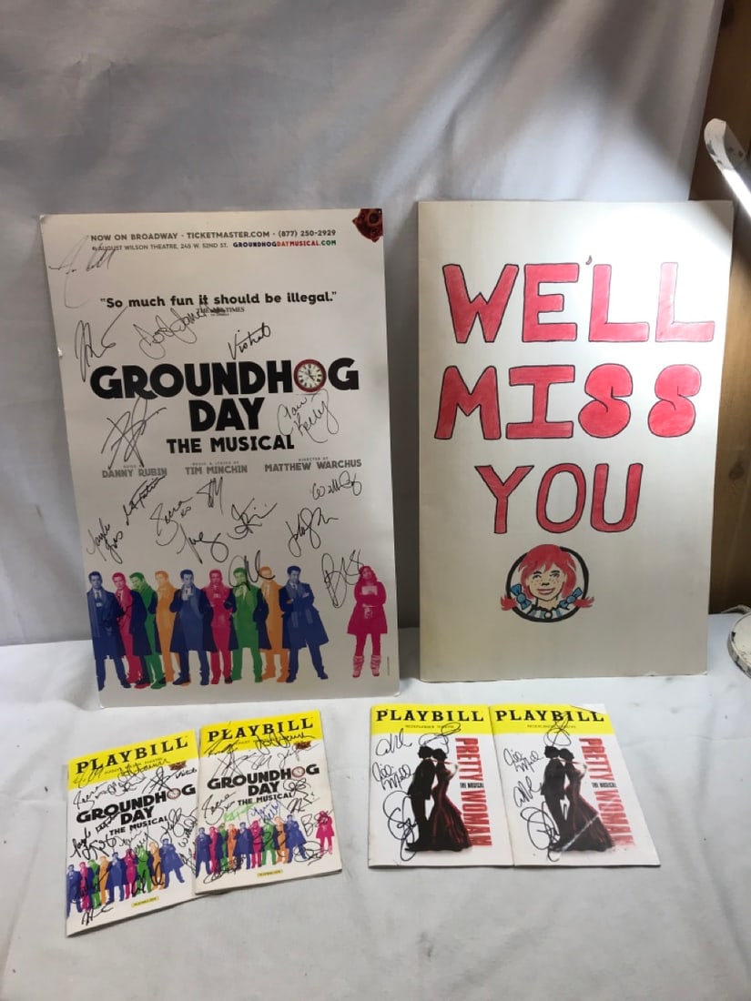 Signed Broadway Playbills, Signed Broadway Poster and Handmade Card (1 of 7)