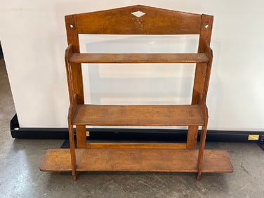 Antique Spice and Canister Rack