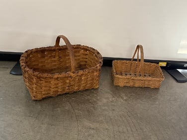 Antique Hand Woven Baskets