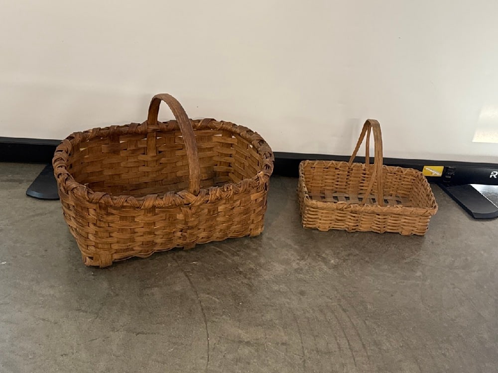 Antique Hand Woven Baskets (1 of 6)