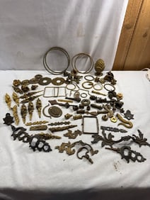 Antique Ornamental Brass Hardware