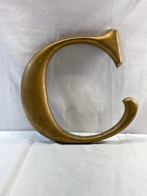 1930’s Brass Store Front Letter