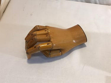 Antique Articulated Wooden Mannequin Hand