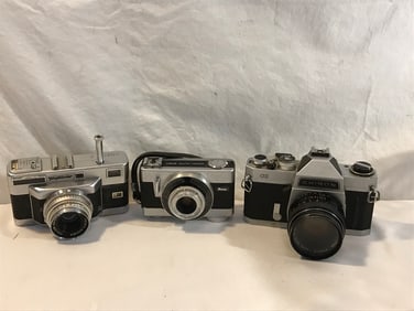 3 Vtg. Cameras