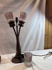 Art Deco Lily Flower Lamp