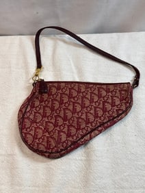 Vtg. Dior Trotter Saddle Bag