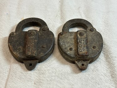 Vtg. Railroad Padlocks