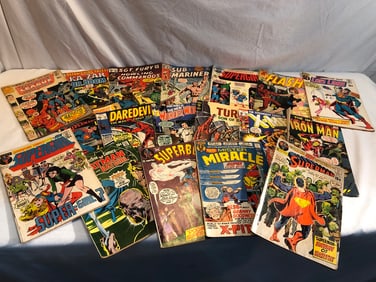Comics Books including DC, Marvel
