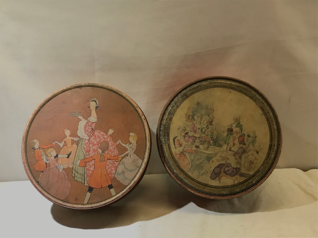 2 Vtg. Tins (1 of 5)