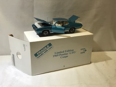 Limited Edition 1969 Pontiac GTO Coupe Diecast Model