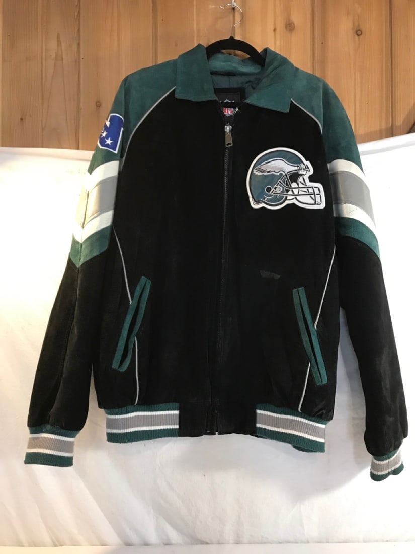 Vtg. 90’s Philadelphia Eagles Suede Leather Jacket (1 of 6)