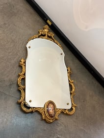 Victorian Style Gold Gilt Framed mirror