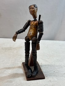 Vtg. Butcherer Saba Aluminum Doll