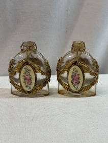 Antique Perfume Vanity Glass Bottles