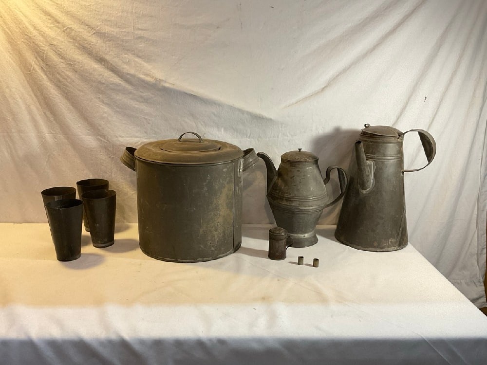 Antique Hand Soldered Tin ware (1 of 10)