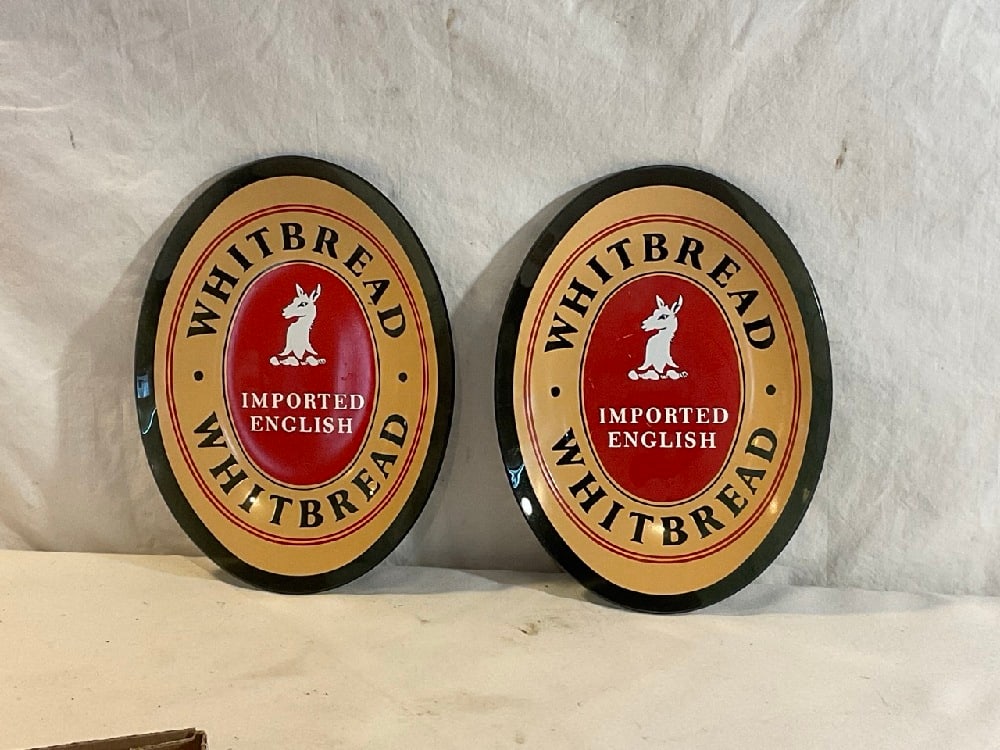 Whitebread Imported English Ale Glass Advertisement: Whitbread Imported English Ale Glass Advertisement