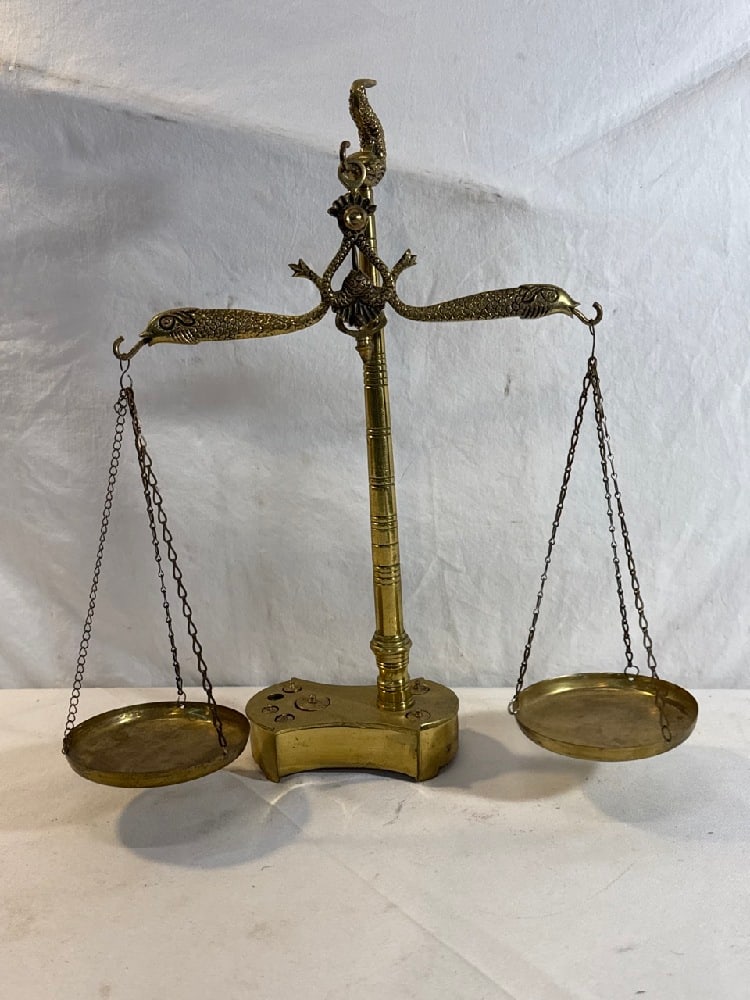 Antique Brass Balance Scale (1 of 5)