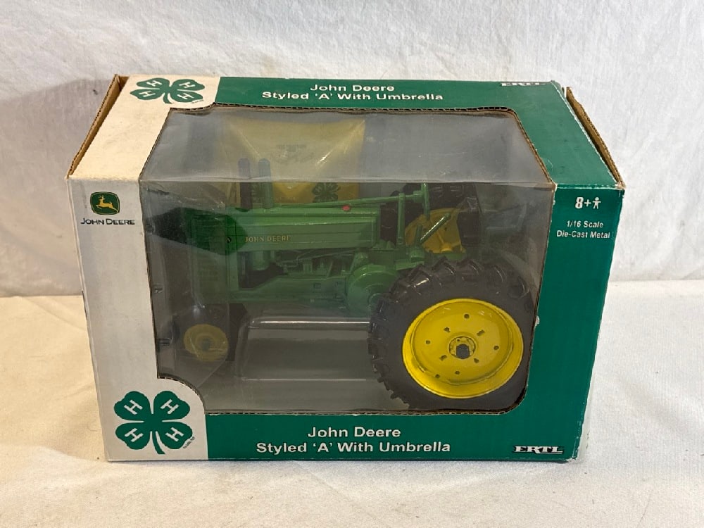 1/16 Ertl John Deere Styled “A?? With Umbrella Die Cast Replica (1 of 4)
