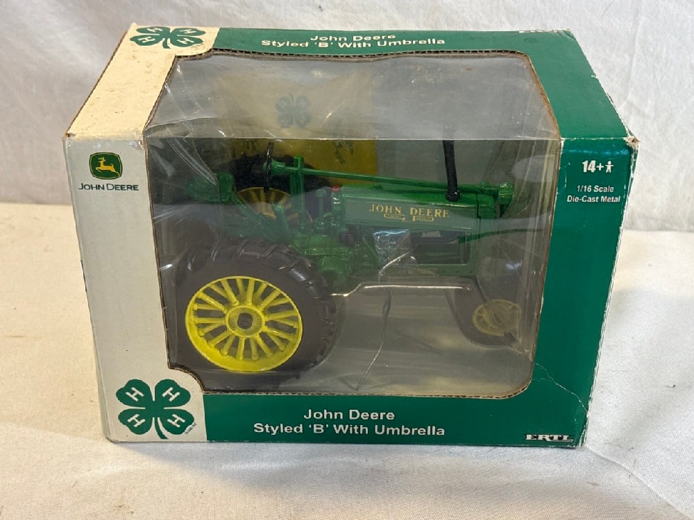 1/16 Ertl John Deere Styled “B?? With Umbrella Die Cast Replica (1 of 5)