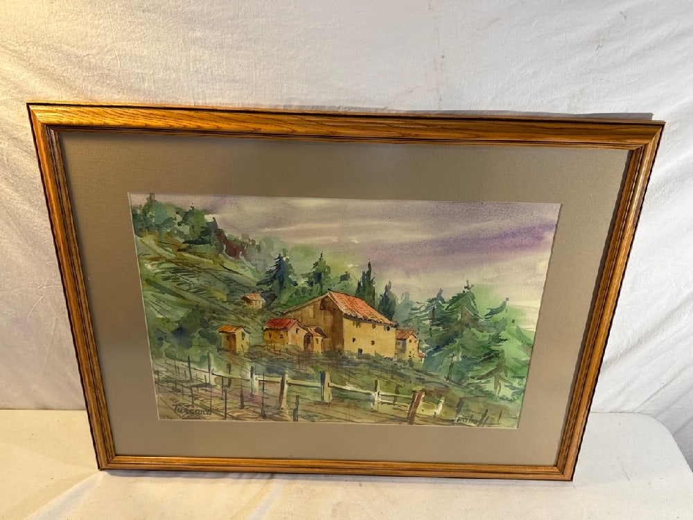 Joseph Imhof Framed Watercolor (1 of 6)
