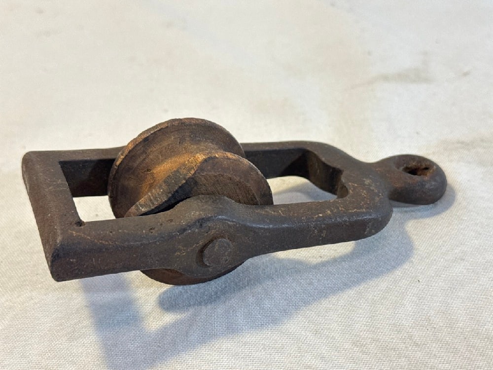 2 Antique Pulleys - 2