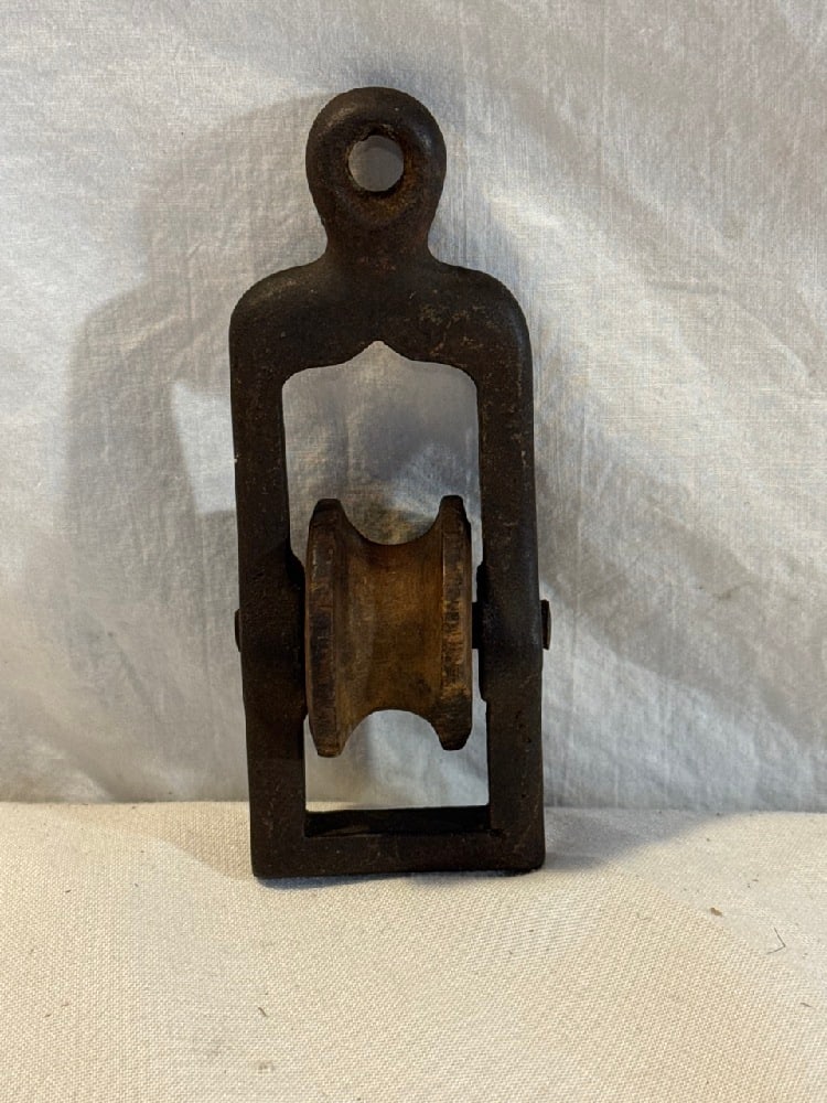 2 Antique Pulleys - 3
