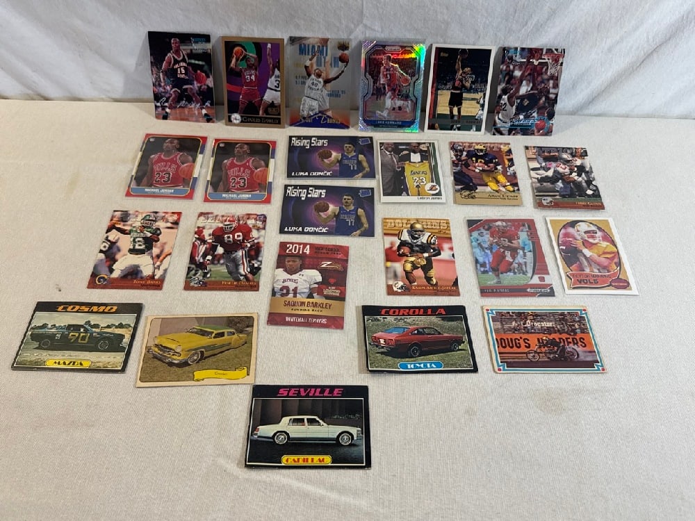 Trading Cards: Trading Cards ~ Football, Basketball, Cars