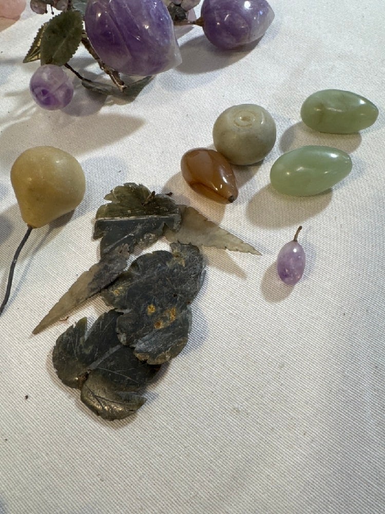 Vtg. Gemstone Decorative Fruit - 7