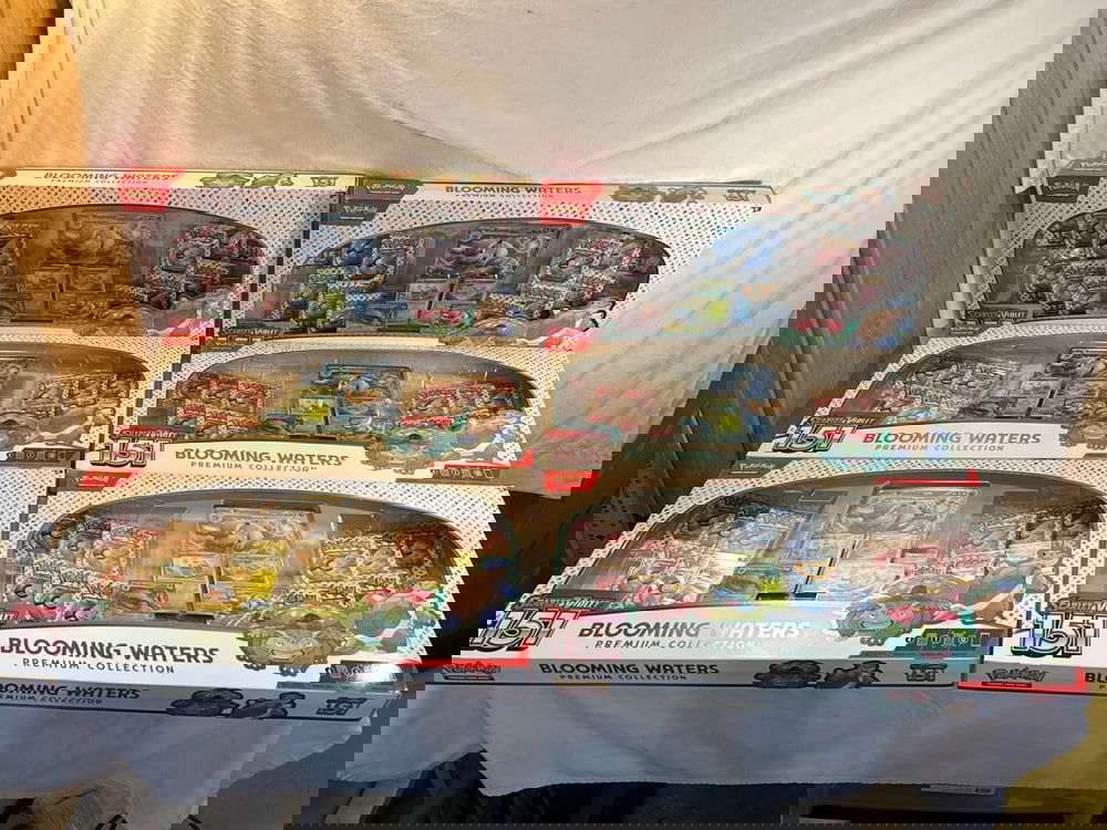 6 Pokémon TCG: Scarlet & Violet 151 Blooming Waters Premium Collection: 6 Pokémon TCG: Scarlet & Violet 151 Blooming Waters Premium Collection ~ Brand New Sealed