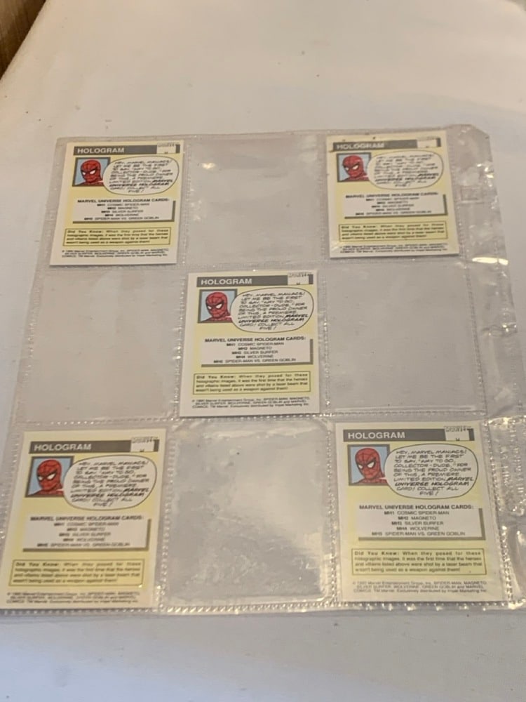 3 1980’s Dungeons & Dragons Game Guides and 1990 Marvel Comics Hologram Trading Cards - 11