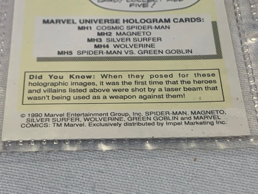 3 1980’s Dungeons & Dragons Game Guides and 1990 Marvel Comics Hologram Trading Cards - 12