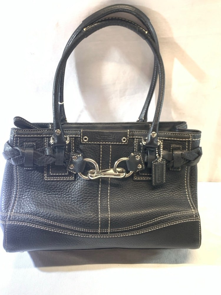 Coach Hampton Leather Shoulder Bag (1 of 8)