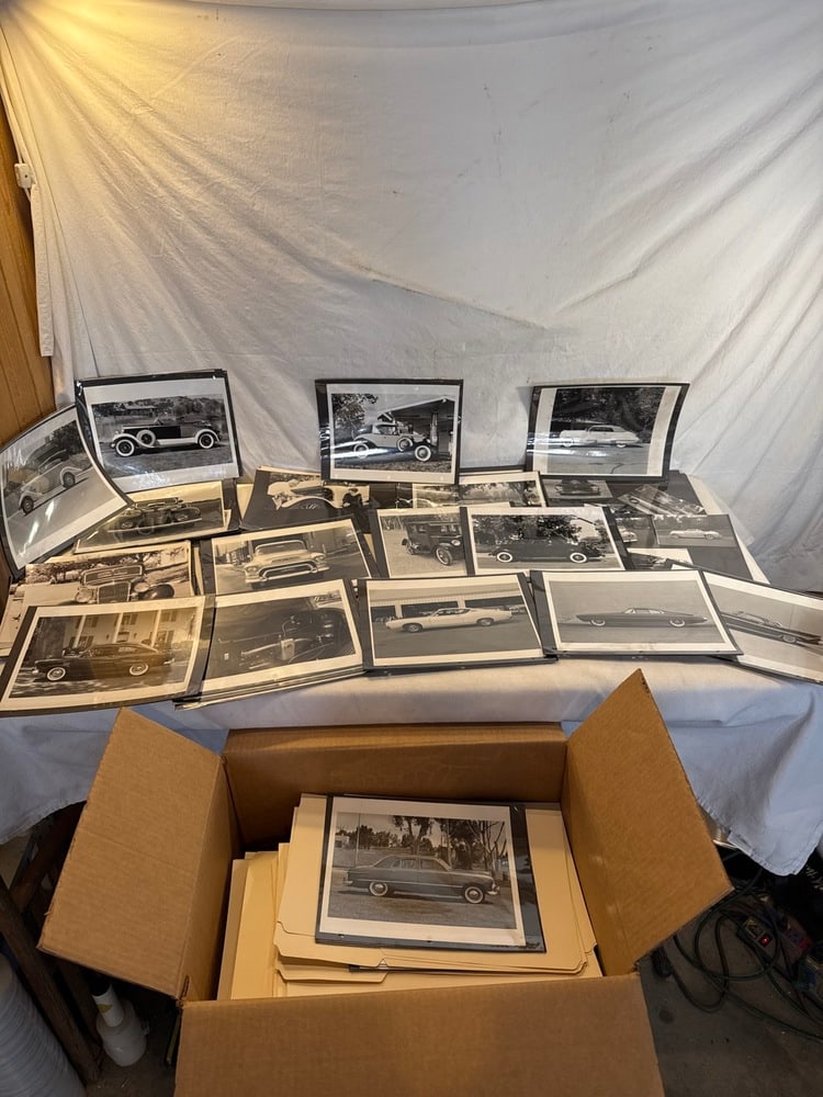 Vtg. Cars Pictures: Vtg. Cars Pictures Taken by Local Russell Von Sauers Port Jervis N.Y. - Well Known Auto Illustrat. ~ Very Large Box lot way too May Photos To picture all