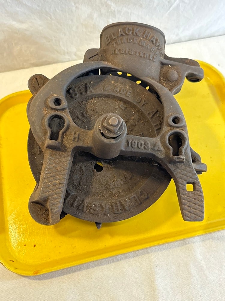 Antique A.H. Patch Black Hawk Corn Sheller: Antique A.H. Patch Black Hawk Corn Sheller ~ Made in USA ~ 1903