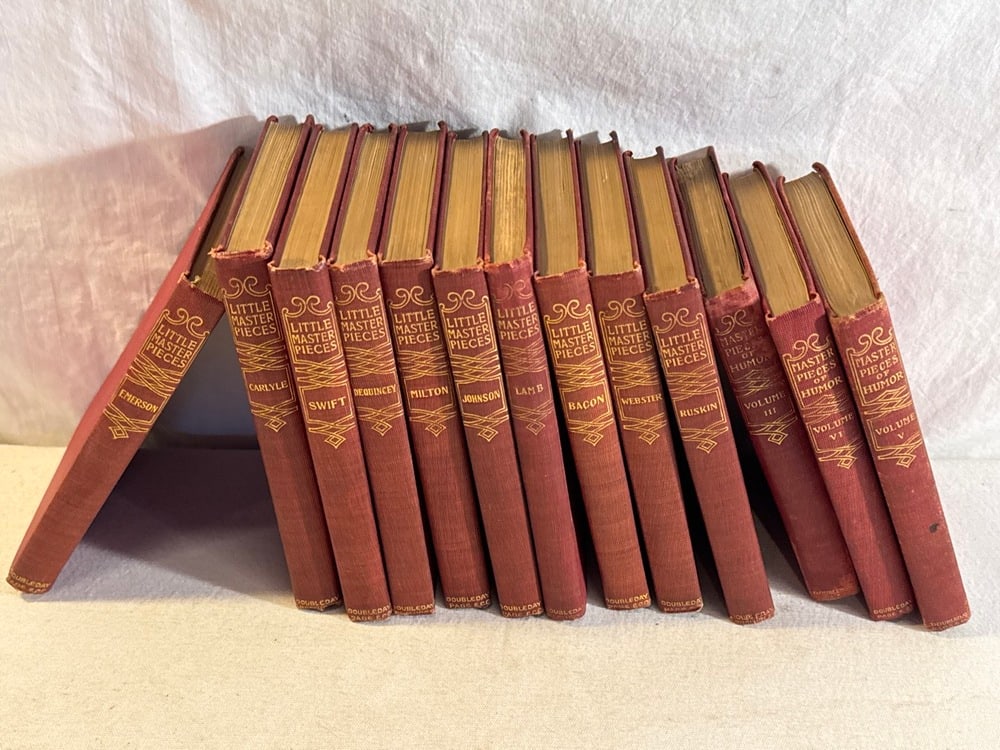 Collection of Little Masterpieces: Collection of Little Masterpieces Works by Emerson, Carlyle, Swift, Dequincey, Milton, Johnson, Lamb, Bacon, Webster, Ruskin, & 3 Volumes Humor