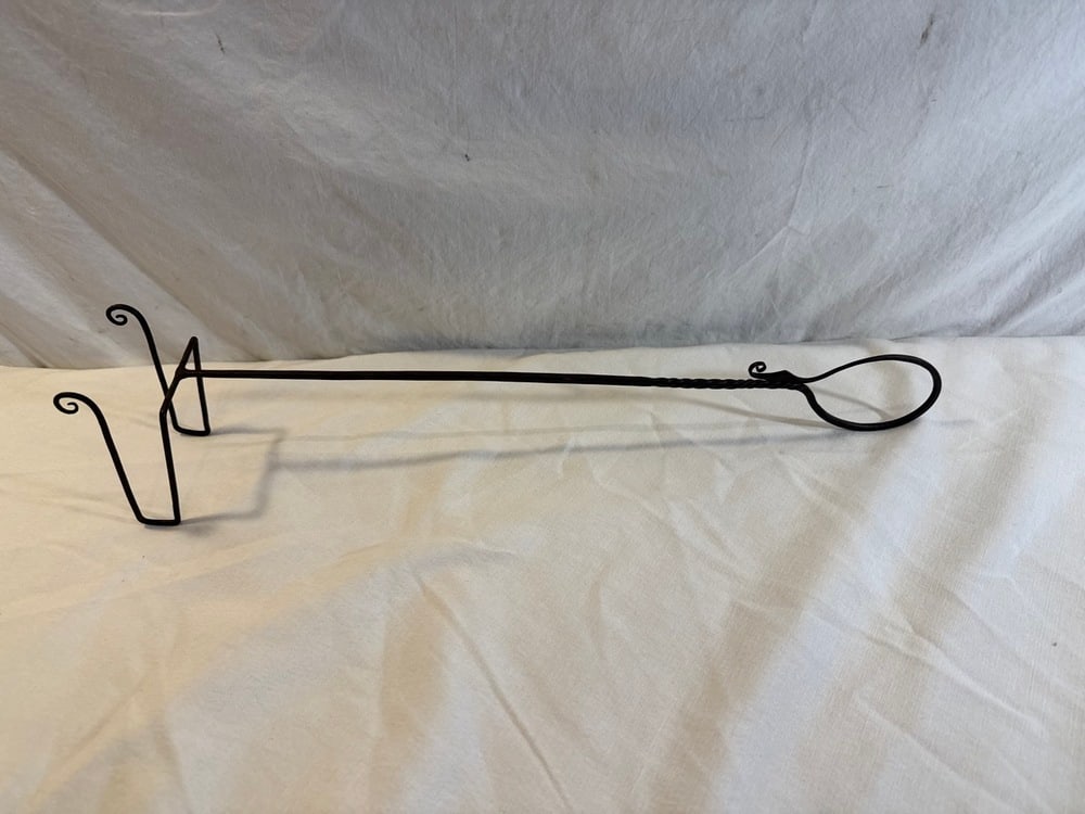 Vtg Forged Iron Fireplace Bread Toaster (1 of 3)