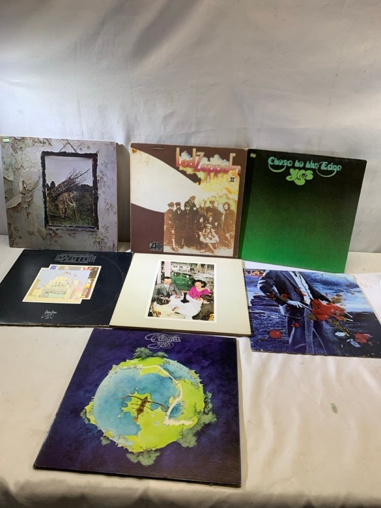 Led Zeppelin & Yes Record Albums (1 of 13)