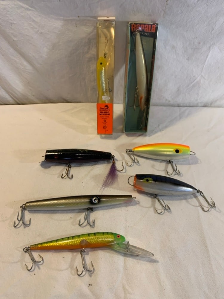 7 Vtg. Fishing Lures: 7 Vtg. Fishing Lures