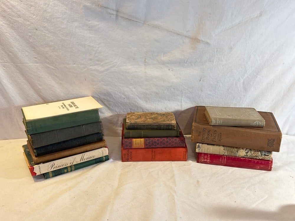 Vtg. Book Lot: Vtg. Book Lot including Princess of Monaco, The Prodigal Judge, The Century Book of Facts, The Dartmouth Murders and More