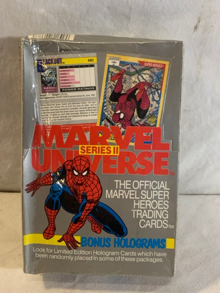 The Offical Marvel Super Hero’s Trading Cards: The Offical Marvel Super Hero’s Trading Cards, Series II- New Unopened Box