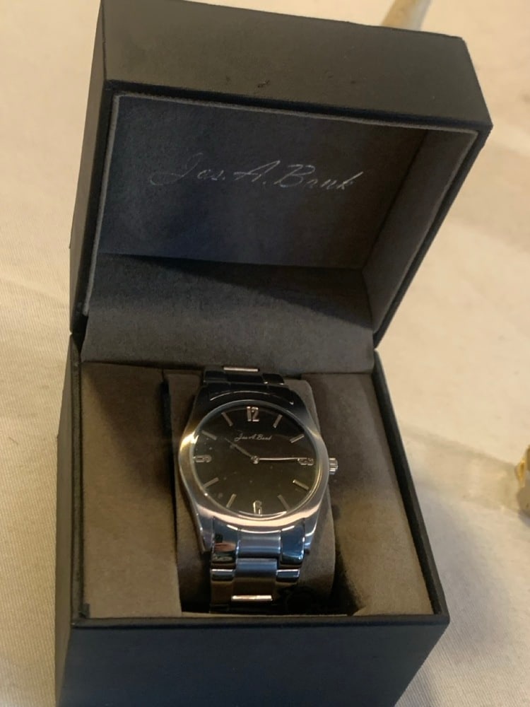 Jos. A. Bank Stainless Steel Watch: Jos. A. Bank Stainless Steel Men’s Watch - NIB