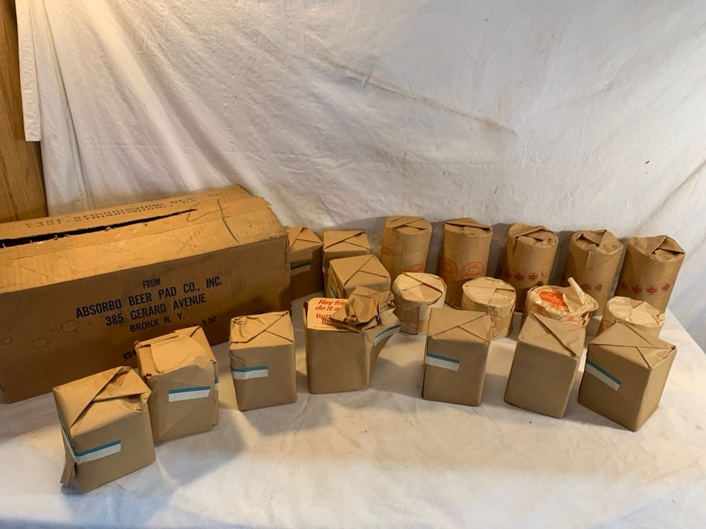 Vtg. Beer Advertising Coasters: Vtg. Beer Advertising Coasters - 10 Packages Ballantine Beer Coasters, 9 Packages Schaefer Beer Coasters